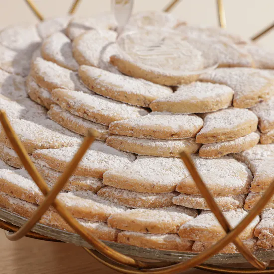 Baraka Dates Eid Mubarak Crescent Sugar Cookies Tray