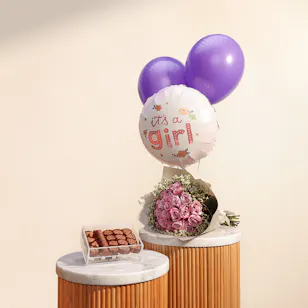 Abucci Chocolate Box | Flowers Bouquet