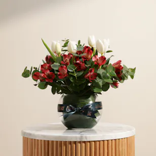 Warm Embrace Flower Vase