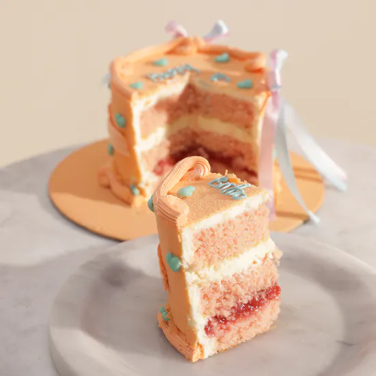 Sweet Atelier Peachy Birthday Cake