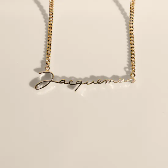 Jacquemus The Jacquemus Signature Logo Chain Necklace