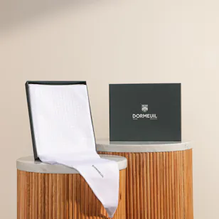 Al Omara Dormeuil White Shemagh | Size 55