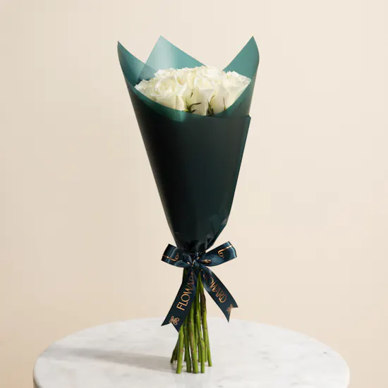 BTC Micky Mouse Silver One Pound Coin | Patchi Chocolates Box and Flowers