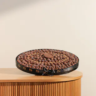 Nor Noyau Chocolates Bologna Black Leather Tray Nor Noyau Chocolates Bologna Black Leather Tray