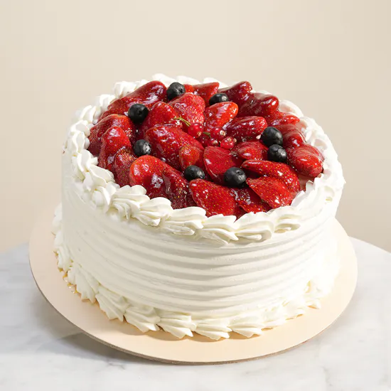 Secrets Cake Forte Blanc Fraise Cake