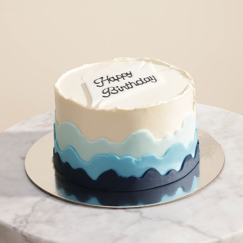 Floward Happy Birthday Mini Blue Cake 