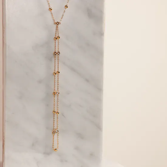 Velvet Desert Gold-Plated Qamar Hand Chain