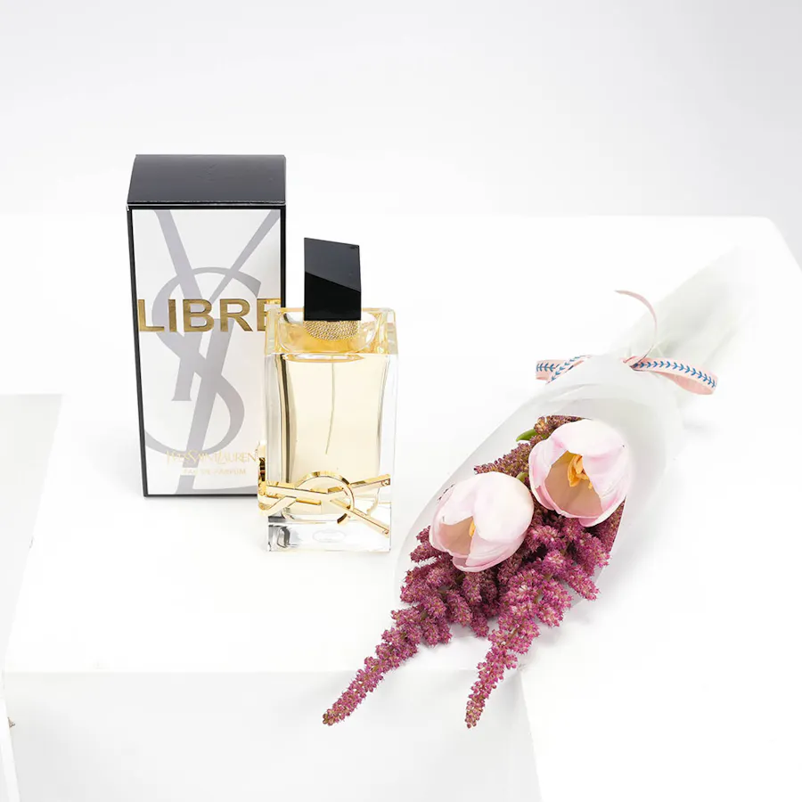 Tulips & Yves Saint Laurent Perfume 2
