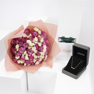 L'azurde Iconic Necklace | Roses