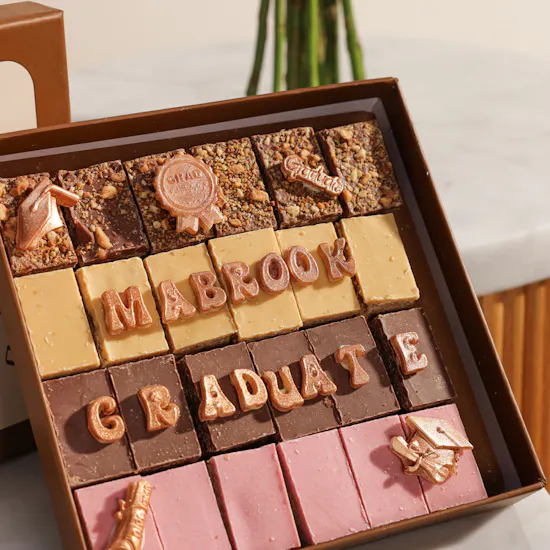 J's Bakery Graduation Love Bites Box | Sincerest Congratulations Flowers