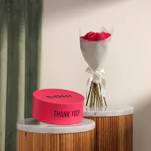 DOH! Thank You Donut | Pure Enchantment Flowers Bouquet