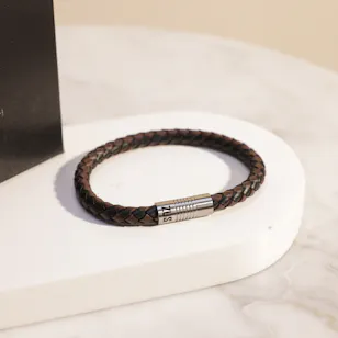 Zus Brown & Black Single Wristband 