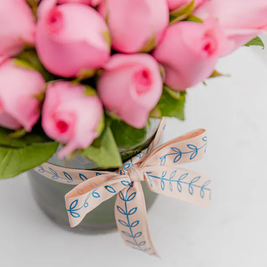 Revival Rose | Cylinder Glass Vase