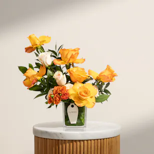 Sweet Embrace Roses Vase