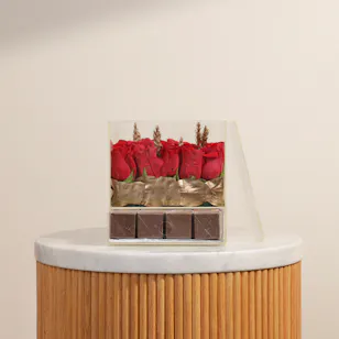 Red chocolate Box