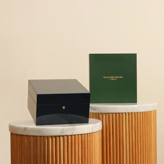 Saad Bashamakh Unisex Wooden Perfume and Incense Box