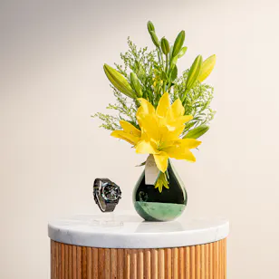 Casio Edifice Chronograph Watch | Yellow Flowers Casio Edifice Chronograph Watch | Yellow Flowers