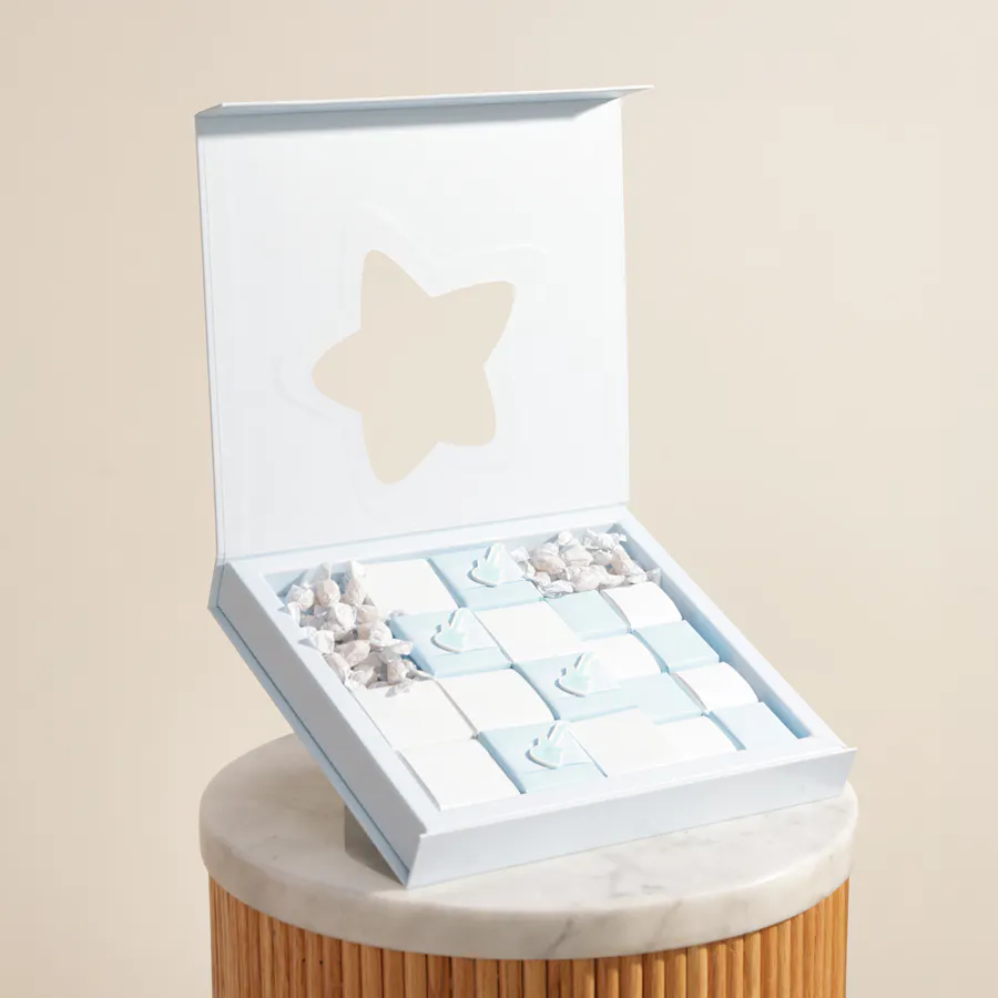 Patchi Blue Baby with Star Cover Large Chocolate Box 2