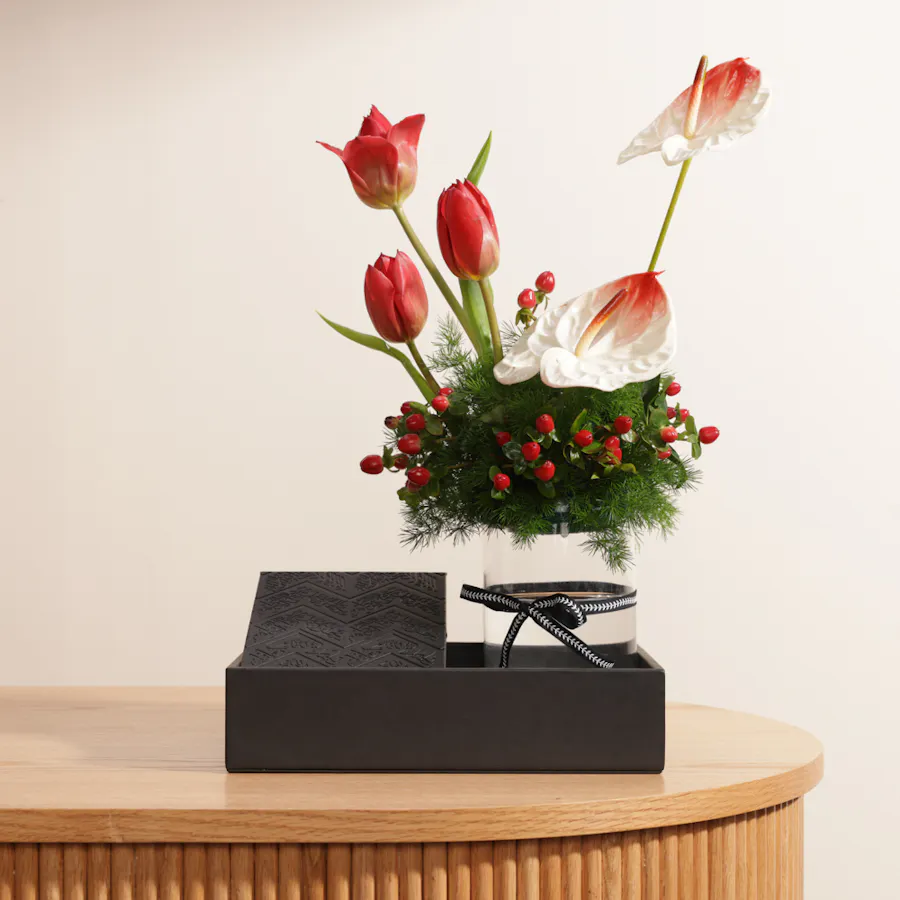Quraan Box | Red Flowers 6