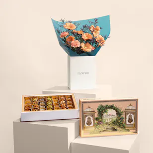 MyGovindas Diwali Premium Assorted Zero Sugar Sweet Box | Sugared Flames Flower Bouquet MyGovindas Diwali Premium Assorted Zero Sugar Sweet Box | Sugared Flames Flower Bouquet