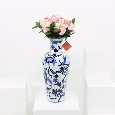 Pink & White | Classic Vase