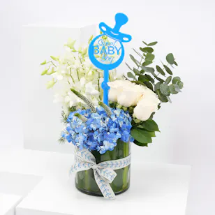 Enchanting Petals | Baby Boy Vase