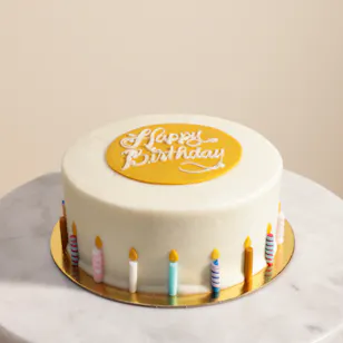 Helen's Bakery Happy Birthday Cake