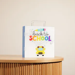 Ghazl Back to School Chocolate Blue Box Ghazl Back to School Chocolate Blue Box