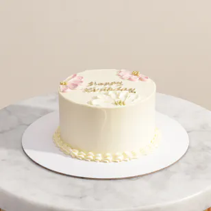 Floward Personalized Cheerful Floral Mini Cake