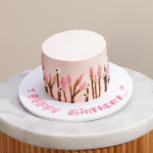 Floward Pink Birthday Cake |  Red velvet