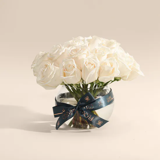 Avantcha Luna Tea Gift Set & Hugo Boss Automatic Men's Watch with Flowers