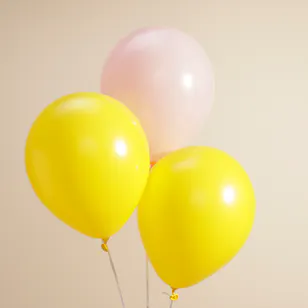 Yellow and Pink Balloons Yellow and Pink Balloons
