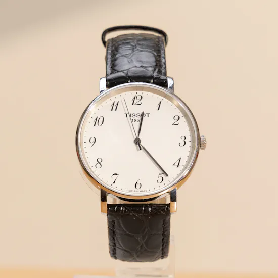 Tissot Crocodile Embossed Leather Watch