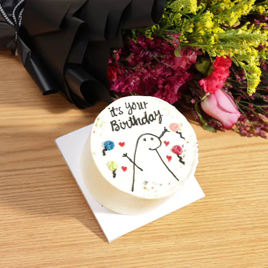 Cake Boutique It's Your Birthday Mini Cake | Flowers