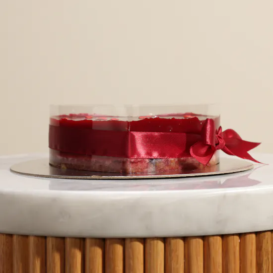 Cheese Cloud Raspberry Cheesecake