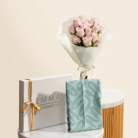 Emma Cool Diva Scarf | Crown of Blossoms Bouquet