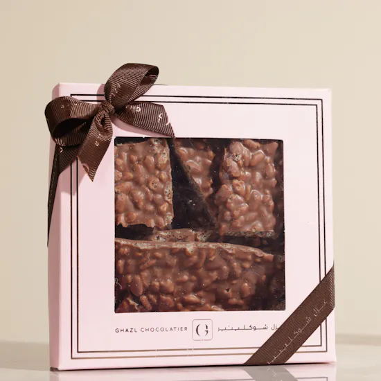 Ghazl Chocolatier Chocolate Box | Elegant Amber Floral Women's Perfume