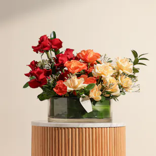 Colorful Flowers Vase Colorful Flowers Vase