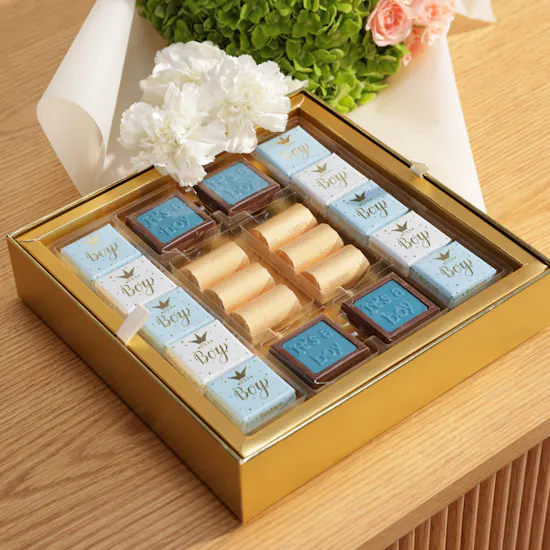 Bostani It's a Boy Chocolate Box | Flower Bouquet