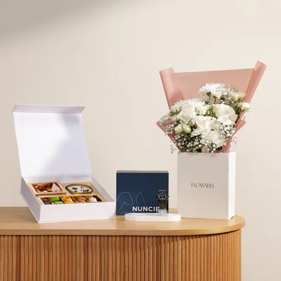 MyGovindas Rakhi Divine Bond Sweets Box | Time Held Blooms