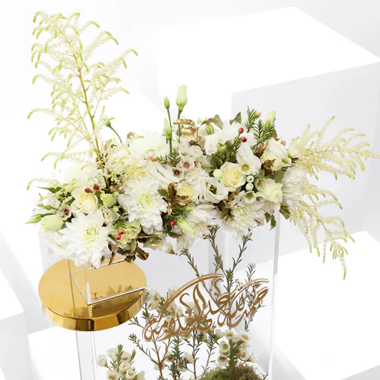 Get Well Soon White Flowers