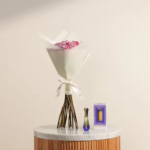 Abdul Samad Al Qurashi Rannat Khilkhal Women Perfume | Royal Elegance Purple Rose Bouquet