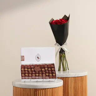 Soucolat Mixed Chocolate Box | Love Flower Soucolat Mixed Chocolate Box | Love Flower