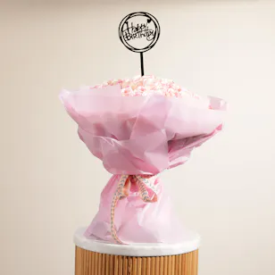 Pink Happy Birthday Big Bouquet 