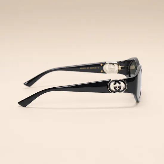 Gucci Butterfly Black Ladies Sunglasses