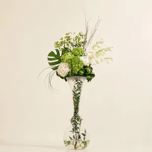 Verdant Sculpture Flower Vase