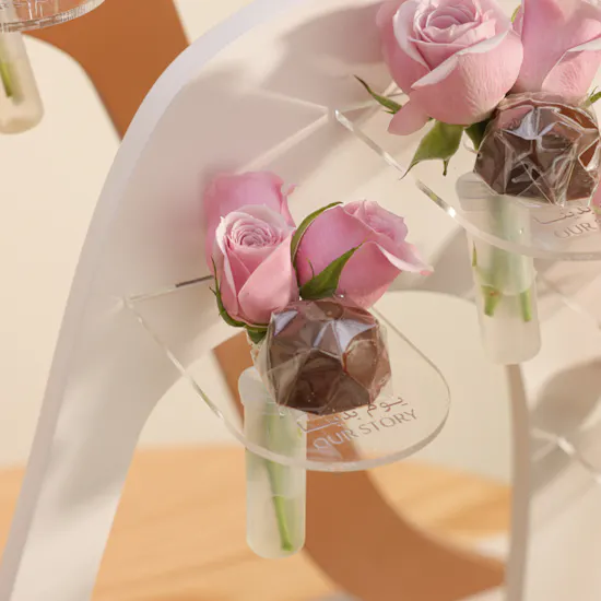 Founding Day Chocolate and Flowers Favor Tray