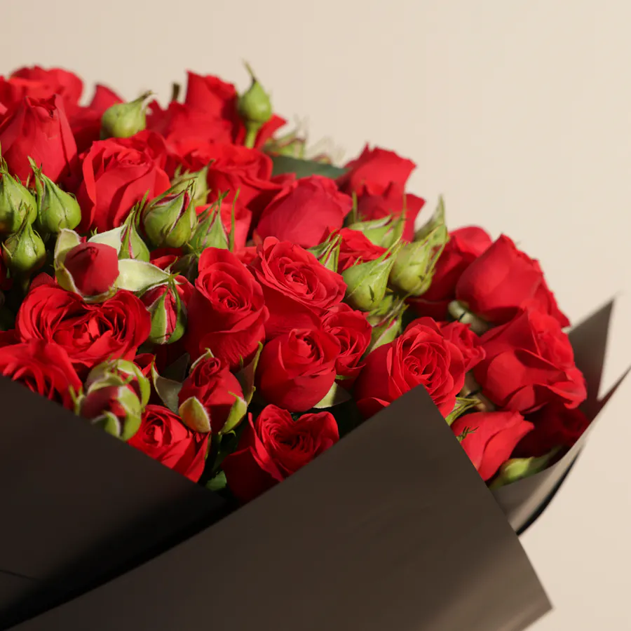 Romance Red Baby Roses Bouquet 4