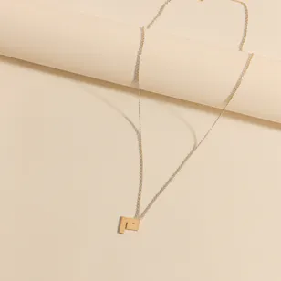 Midad Kufic letter Meem Necklace Midad Kufic letter Meem Necklace