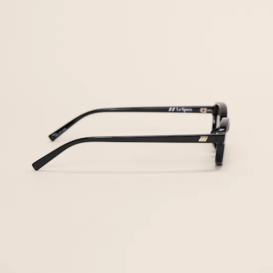 Le Specs Honey Pot Rectangle Black Women's Sunglasses